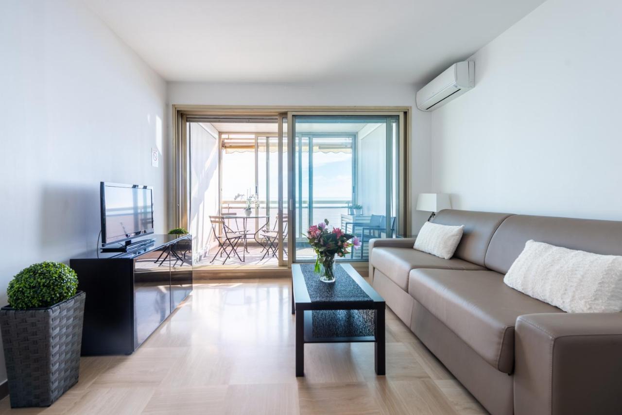 Sea Front - Panoramic Sea View Studio With Terrace Nice Exteriör bild
