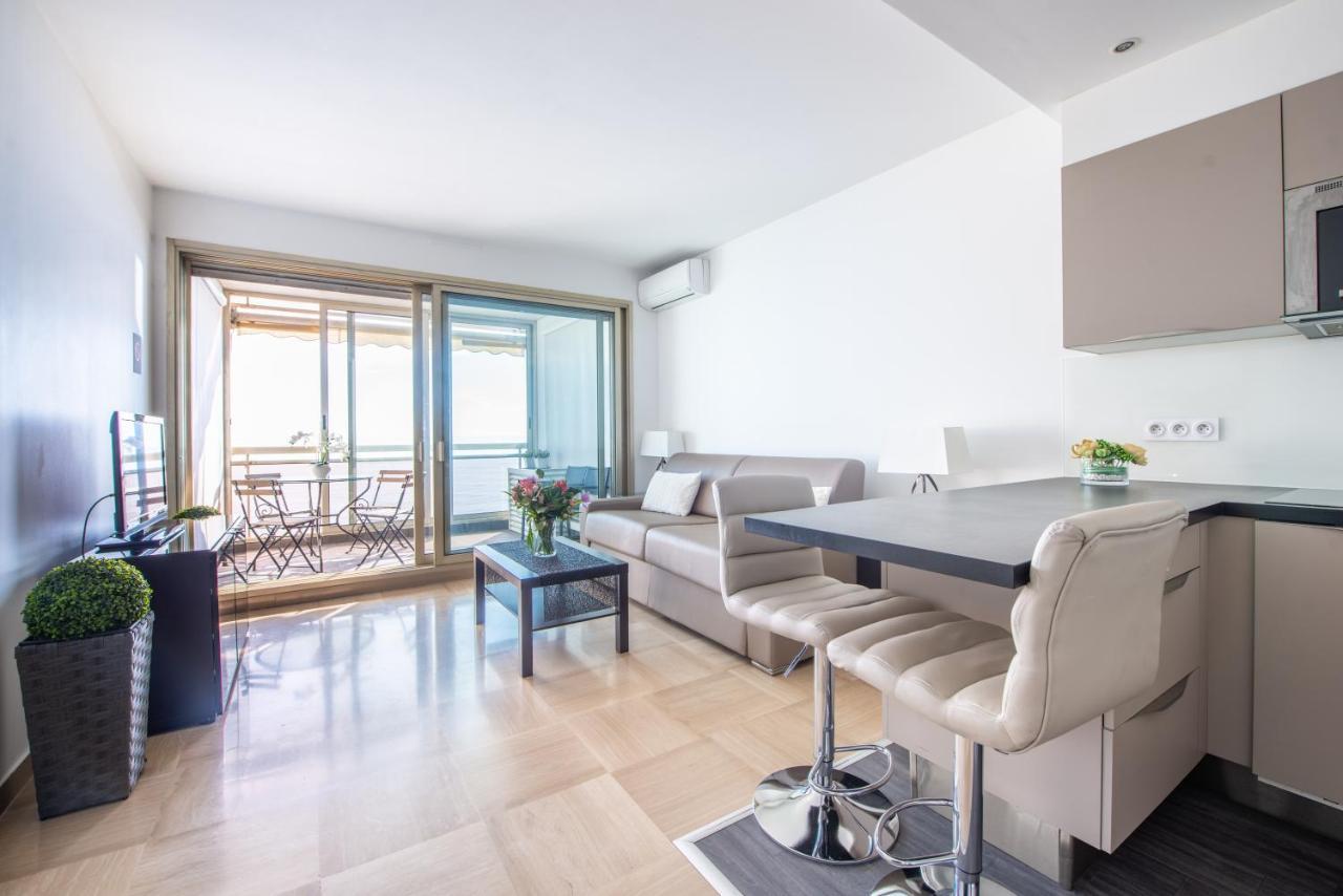 Sea Front - Panoramic Sea View Studio With Terrace Nice Exteriör bild