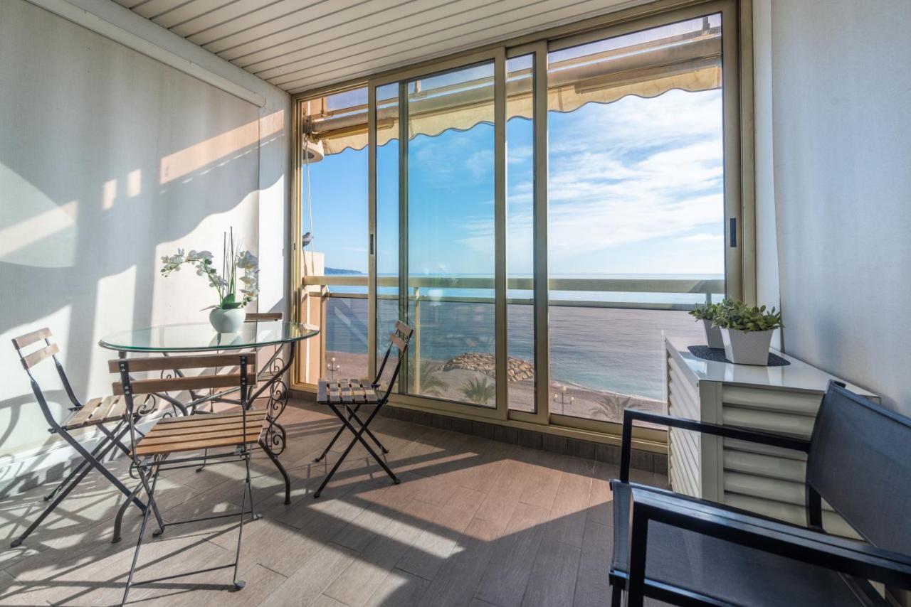 Sea Front - Panoramic Sea View Studio With Terrace Nice Exteriör bild